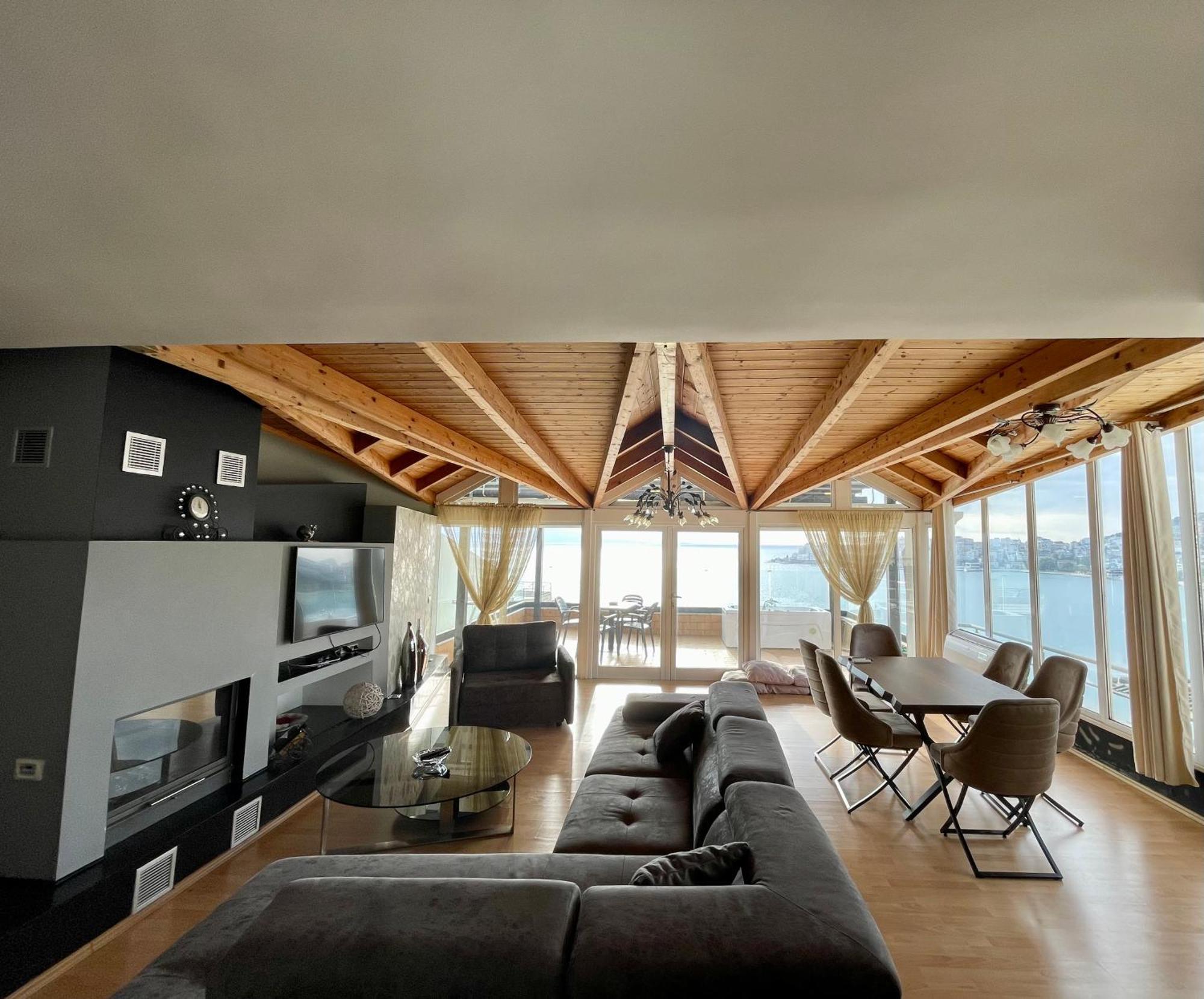 Apartament Seaview Golden Penthouse Saranda Zewnętrze zdjęcie