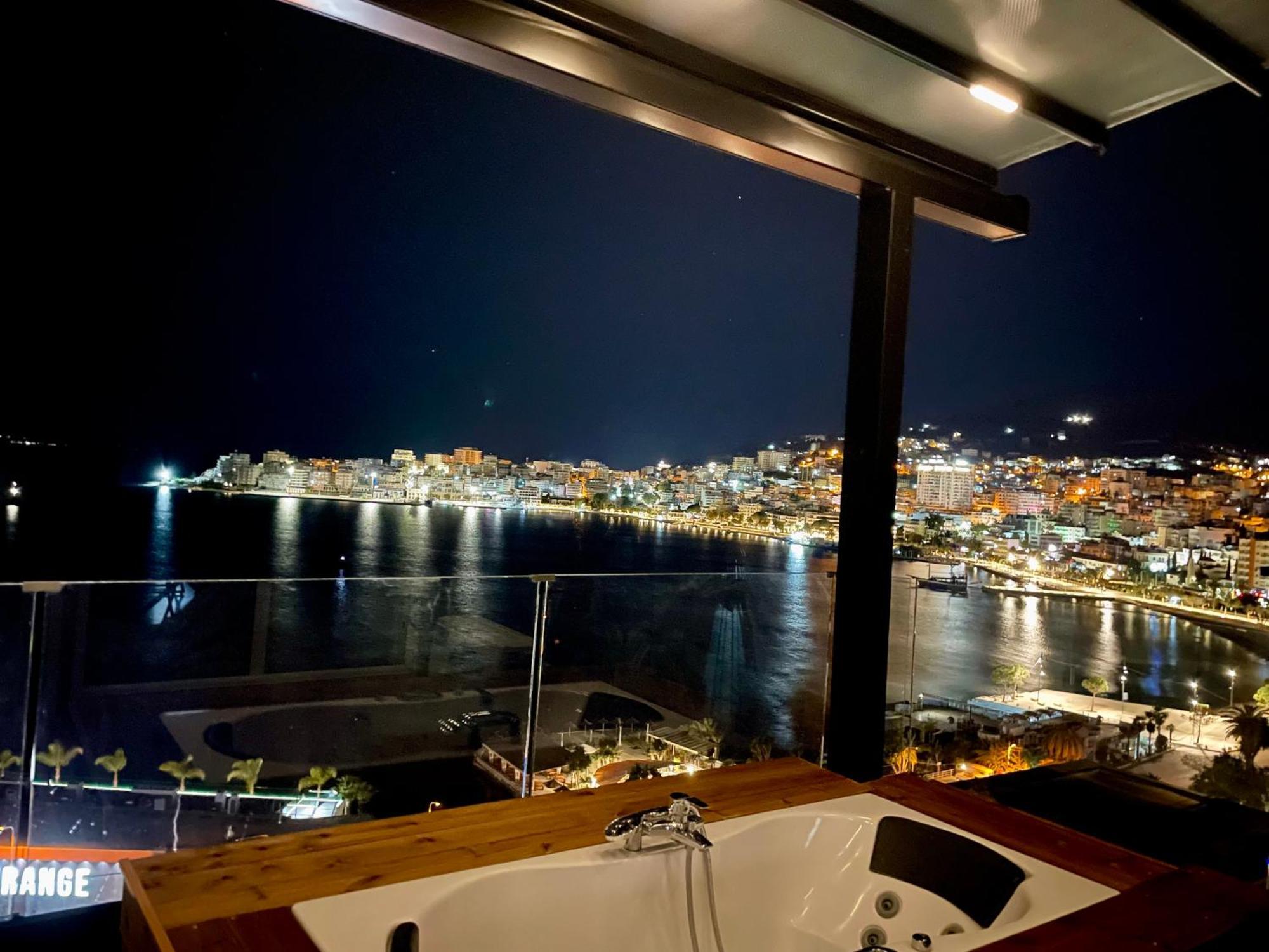 Apartament Seaview Golden Penthouse Saranda Zewnętrze zdjęcie